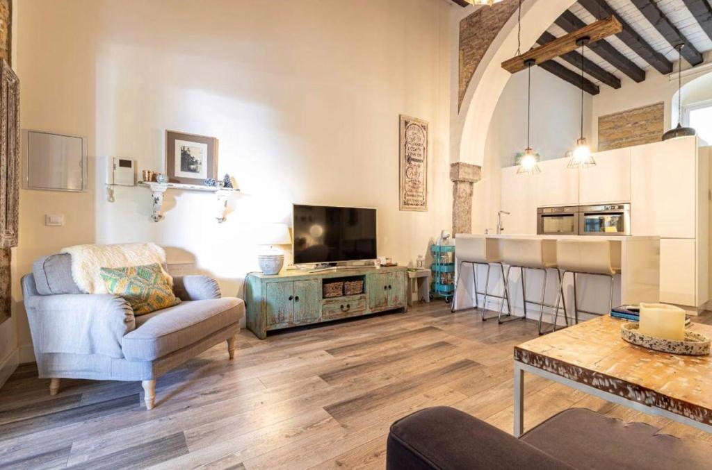 Loft Bodega San Blas con porche y parking