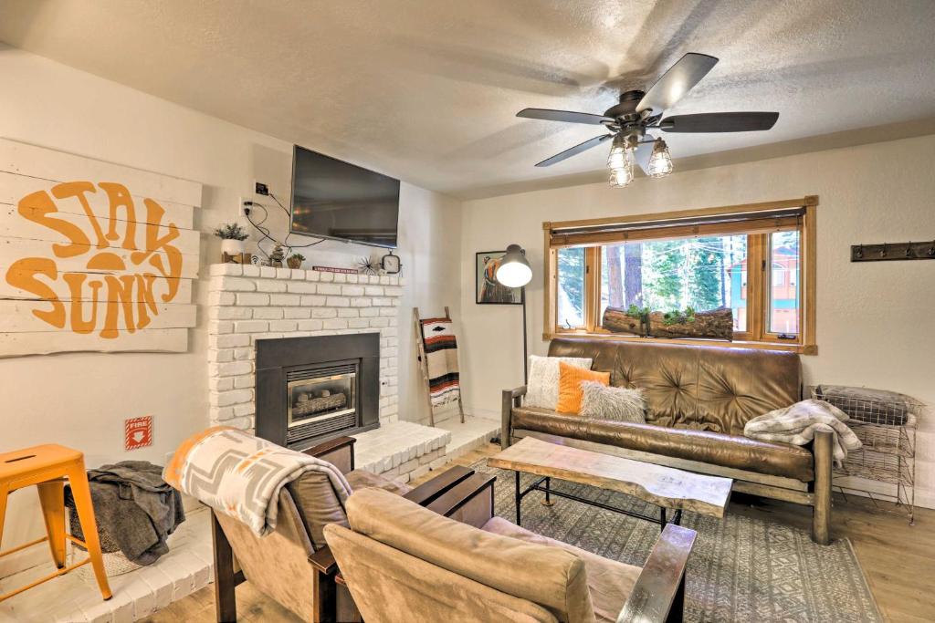 Updated Tahoe Home with Yard Hike