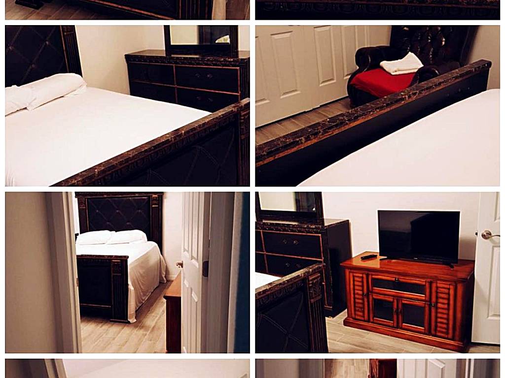 A beautiful queen bedroom