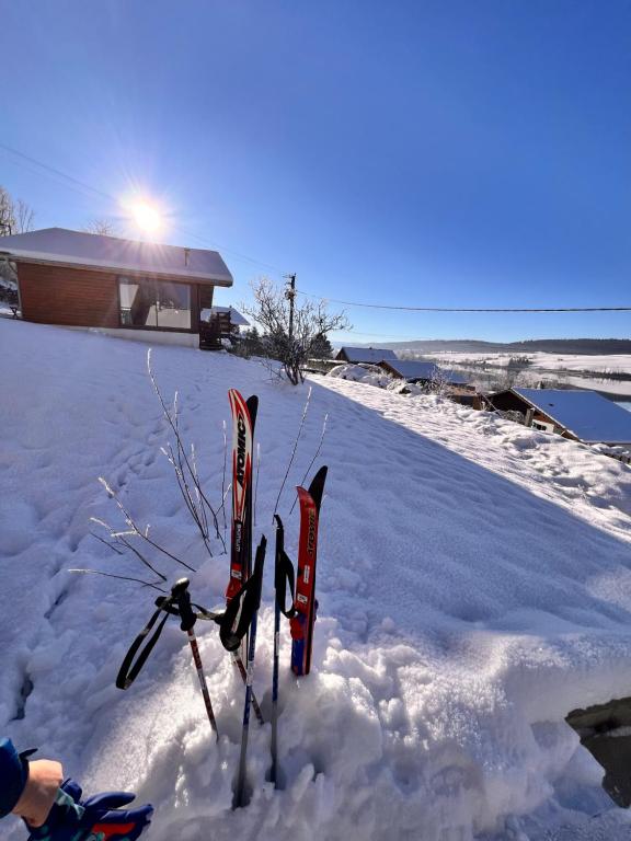 Chalet Charmant rénové au bord du Lac St Point