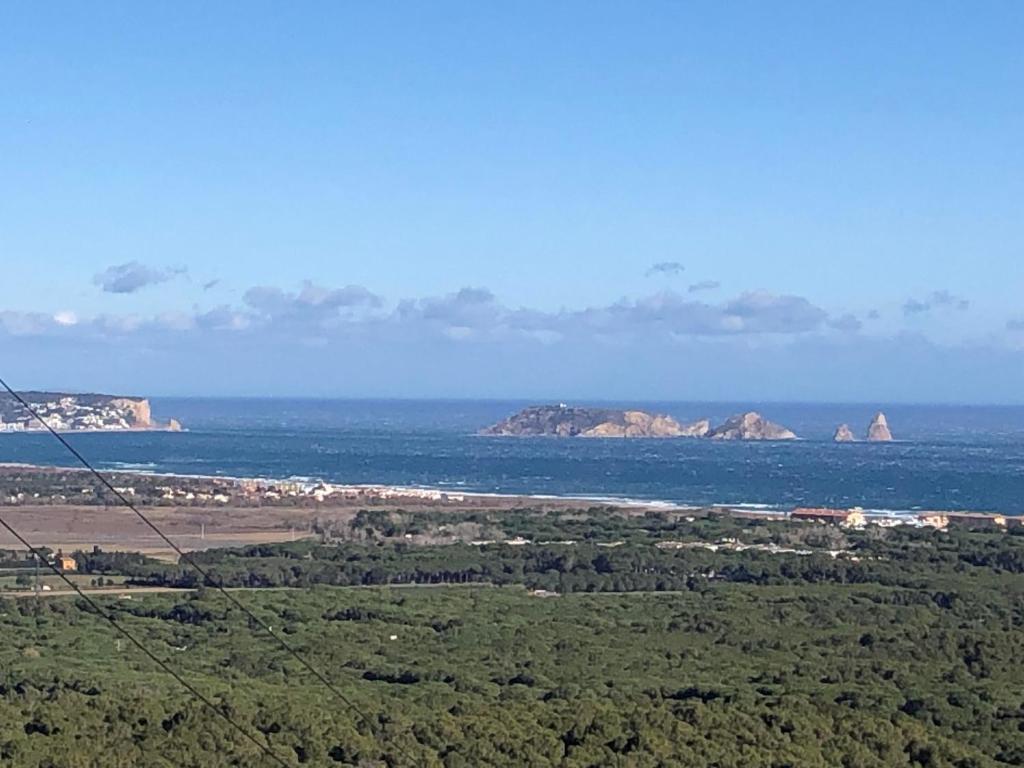 Montagne vue panoramique sur mer
