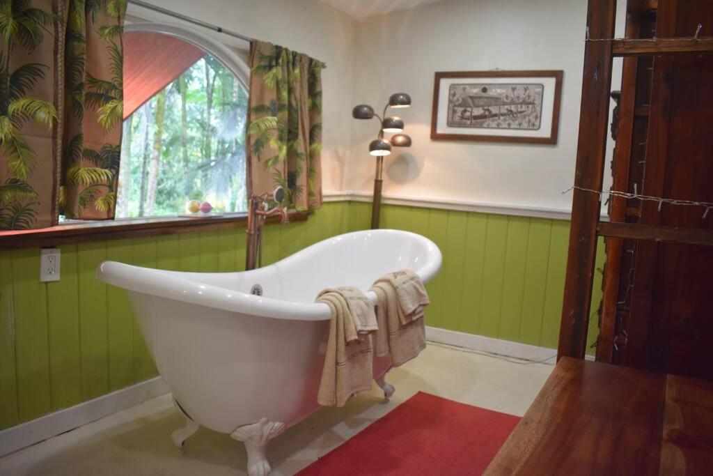 The Red Cottage and Hawaiian Pond Garden Paradise!