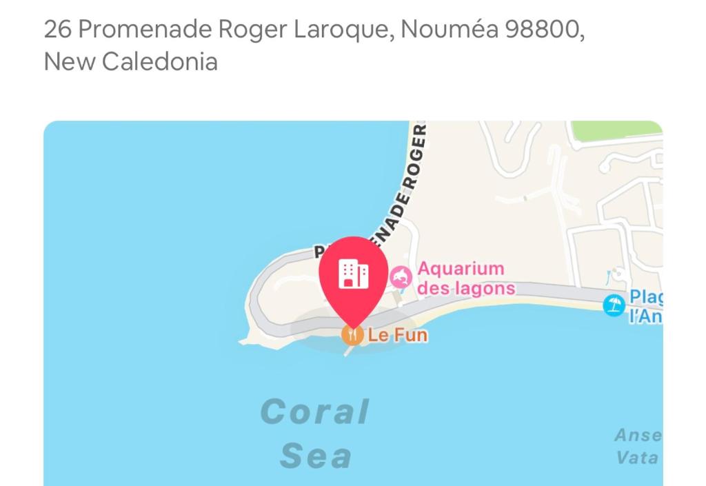 F1 standing vue mer Anse Vata