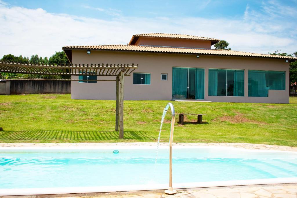 Chácara prox Thermas Park - Piscina - Wifi - Quiosque com churrasqueira