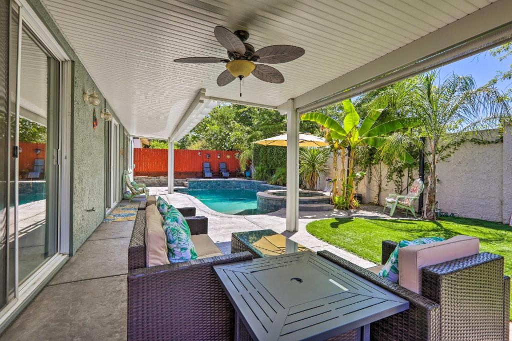 Spacious Folsom Getaway with Pool and Hot Tub!