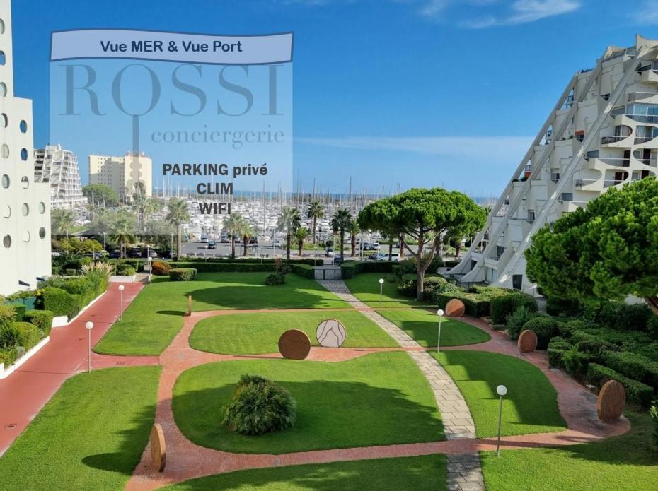 T2 FIDJI vue Port et Mer Parking CLIM Wifi - ROSSIconciergerie - Linge en option