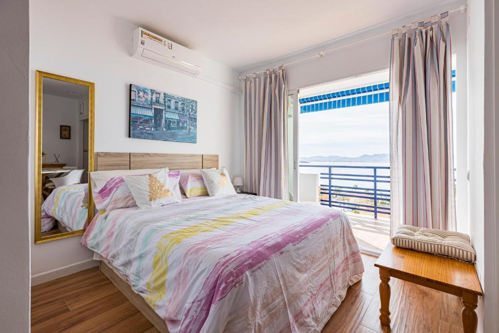 The Manga Beach - Sea view - 3 mins walking from sandy beach - Fibre-Wifi & Airco