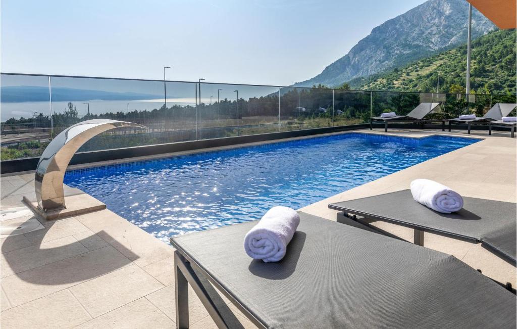 Stunning Home In Bast With Outdoor Swimming Pool, Wifi And Heated Swimming Pool