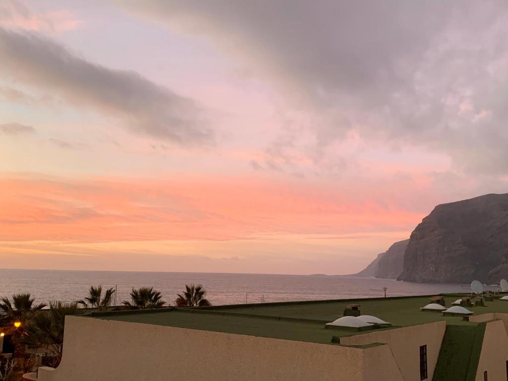 Große Sonnenterrasse, Meerblick, Teneriffa Süd, Los Gigantes, Tamara Komplex, Appartement, 500m Strand