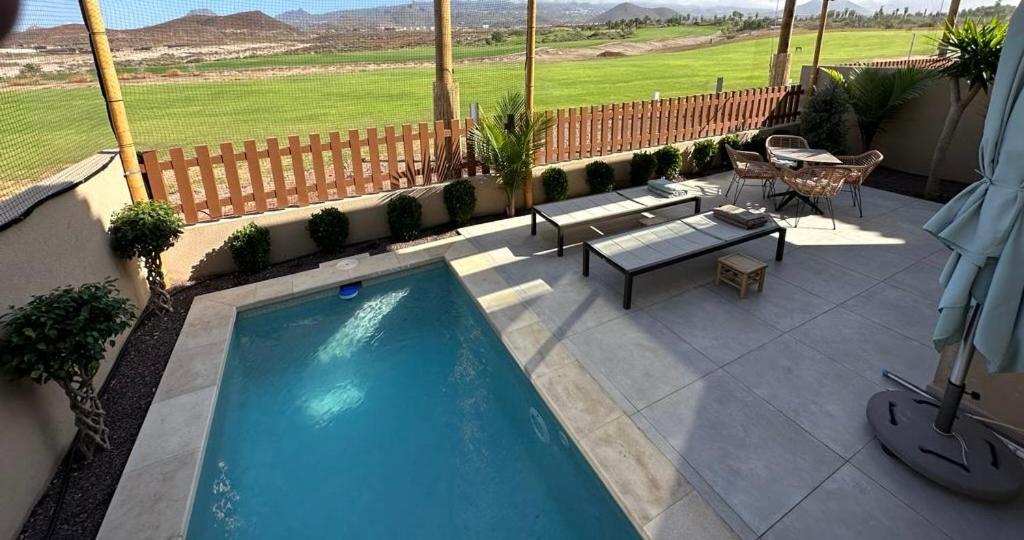 Golf Tenerife South xx Our Top Pick xx Top Rated vacation rental xx Wheel accesible showers and accomodation xx Free WiFi xx Heated private Pool xx Two terraces 30 m2 x60 m2 xx Free parking xx Mountain view xx Flatscreen 65 inch xx