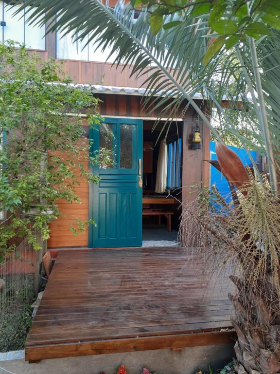 Jabuticasa Cabana de madeira na praia