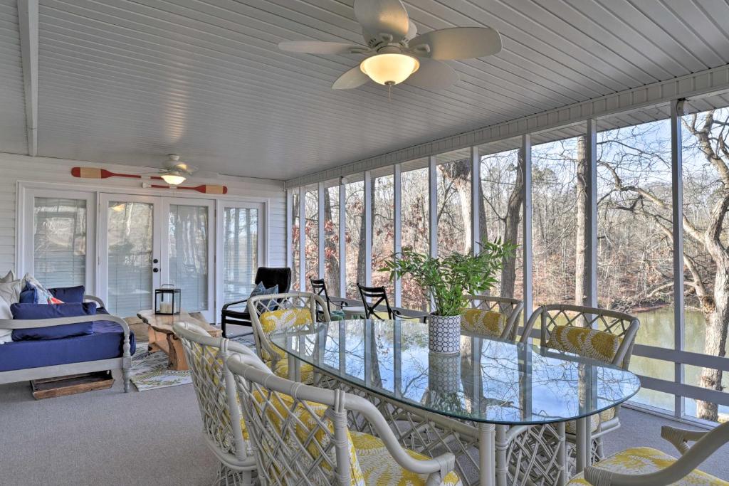 Large Lavonia Home with Party Dock on Lake Hartwell!